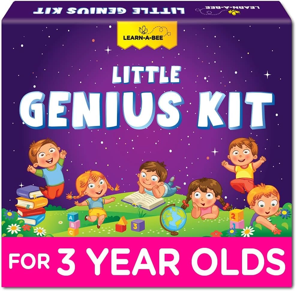 Toys for 3 Year Old Boys/Girls | Gift for 3 Year Old Kids | Board Books and Fun Activities | Learning and Educational Toys & Games (1 Box Set)