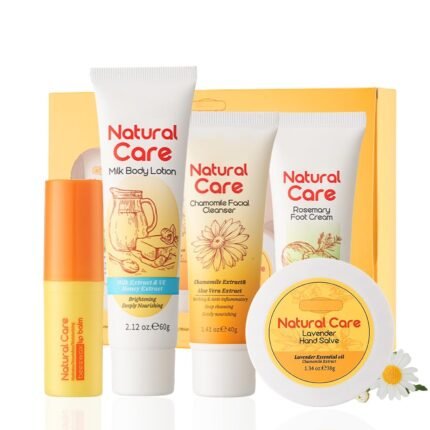 Skin Care Kit Mothers Day Gift- Skin Care Set Chrysanthemum - Skin Care Routine Kit for All Skin Types Moisturizing Soothing Anti-Aging - Skincare Gift Set Women Mom Birthday Gifts（5pcs）